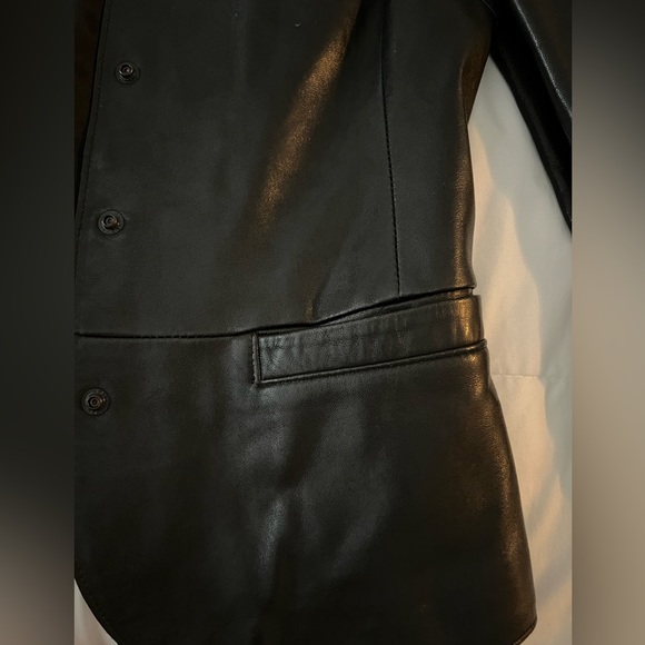 Daniel Genuine Leather Jacket in black - Picture 5 of 14